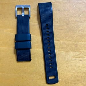 Rubber watch strap with quick release